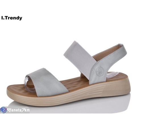 Босоніжки жіночі на літо (8 пар р.36-41) сірий "Trendy" Босоніжки жіночі на літо (8 пар р.36-41) сірий "Trendy"