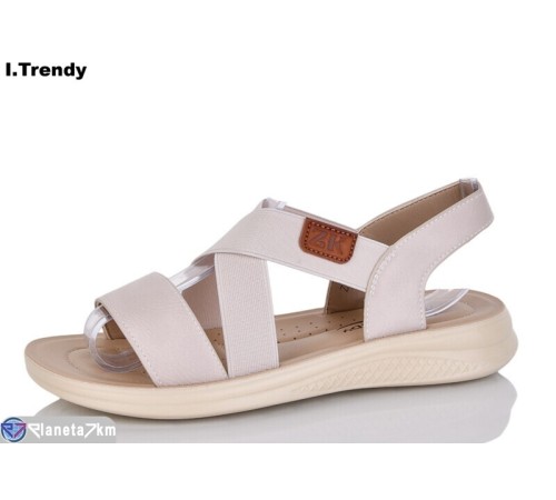 Босоніжки жіночі на літо (8 пар р.36-41) бежевий  "Trendy"