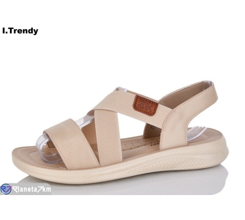 Босоніжки жіночі на літо (8 пар р.36-41) бежевий  "Trendy"