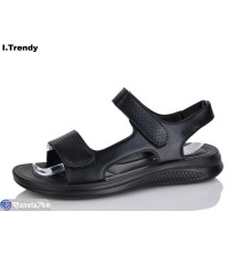 Босоніжки жіночі на літо (8 пар р.36-41) чорний  "Trendy"