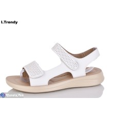 Босоніжки жіночі на літо (8 пар р.36-41) білий  "Trendy"