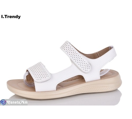 Босоніжки жіночі на літо (8 пар р.36-41) білий  "Trendy"