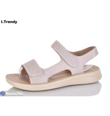 Босоніжки жіночі на літо (8 пар р.36-41) бежевий  "Trendy"