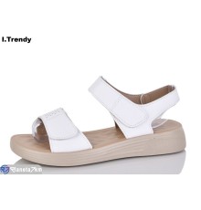 Босоніжки жіночі на літо (8 пар р.36-41) білий  "Trendy"