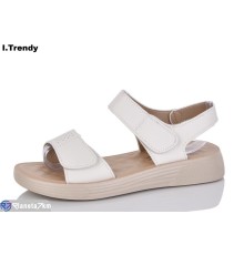 Босоніжки жіночі на літо (8 пар р.36-41) бежевий  "Trendy"