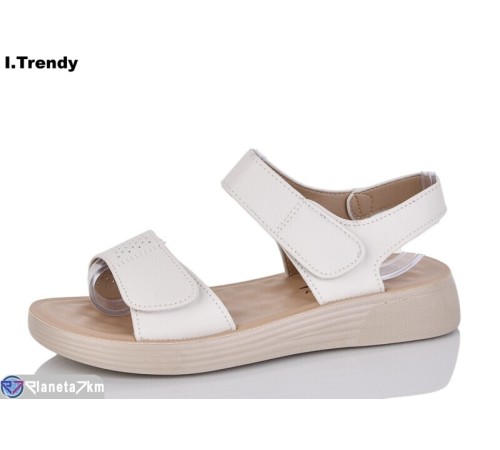 Босоніжки жіночі на літо (8 пар р.36-41) бежевий  "Trendy"