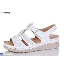 Босоніжки жіночі на літо (8 пар р.37-42) білий  "Trendy"