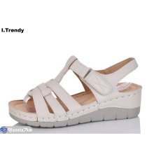 Босоніжки жіночі на літо (8 пар р.36-41) бежевий  "Trendy"