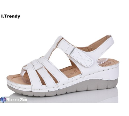 Босоніжки жіночі на літо (8 пар р.36-41) білий  "Trendy"