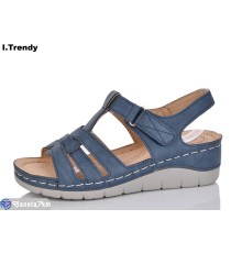 Босоніжки жіночі на літо (8 пар р.36-41) синій  "Trendy"