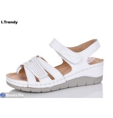 Босоніжки жіночі на літо (8 пар р.36-41) білий  "Trendy"