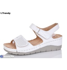 Босоніжки жіночі на літо (8 пар р.36-41) білий  "Trendy"