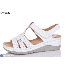 Босоніжки жіночі на літо (8 пар р.36-41) білий  "Trendy"