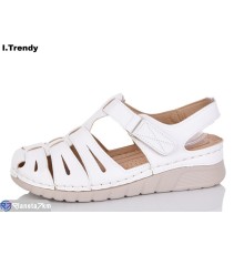 Босоніжки жіночі на літо (8 пар р.37-42) білий  "Trendy"