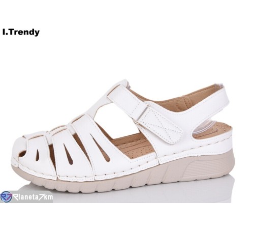 Босоніжки жіночі на літо (8 пар р.37-42) білий  "Trendy"