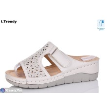 Шлепки жіночі на літо (8 пар р.36-41) бежевий  "Trendy"