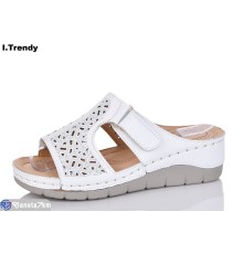 Босоніжки жіночі на літо (8 пар р.37-42) білий  "Trendy"