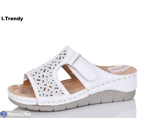 Босоніжки жіночі на літо (8 пар р.37-42) білий  "Trendy"