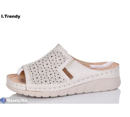 Шлепки жіночі на літо (8 пар р.37-42) бежевий  "Trendy"