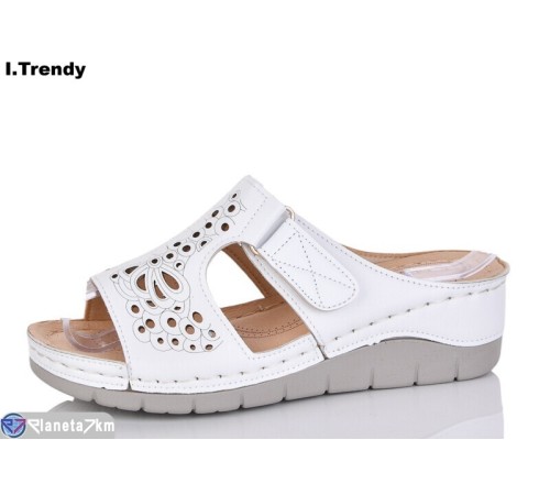 Шлепки жіночі на літо (8 пар р.36-41) білий  "Trendy"