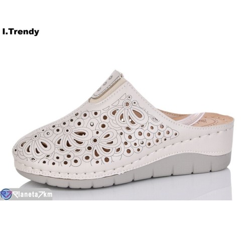 Шлепки жіночі на літо (8 пар р.36-41) бежевий  "Trendy"