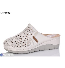 Шлепки жіночі на літо (8 пар р.36-41) бежевий  "Trendy"