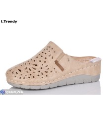 Шлепки жіночі на літо (8 пар р.36-41) бежевий  "Trendy"