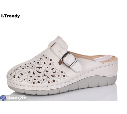 Шлепки жіночі на літо (8 пар р.36-41) бежевий  "Trendy"