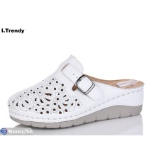 Шлепки жіночі на літо (8 пар р.36-41) білий  "Trendy"