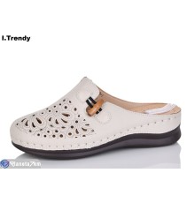 Шлепки жіночі на літо (8 пар р.37-42) бежевий  "Trendy"