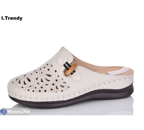 Шлепки жіночі на літо (8 пар р.37-42) бежевий  "Trendy"