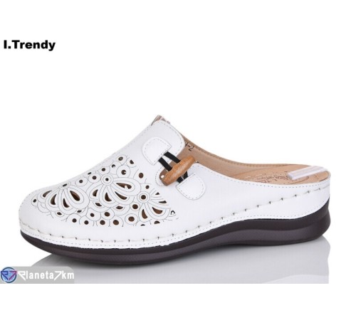 Шлепки жіночі на літо (8 пар р.37-42) білий  "Trendy"