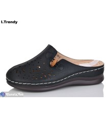 Шлепки жіночі на літо (8 пар р.37-42) чорний  "Trendy"