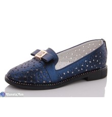 Дитячі туфлі на літо (8 пар р.27-32) синій  "Fuggo"