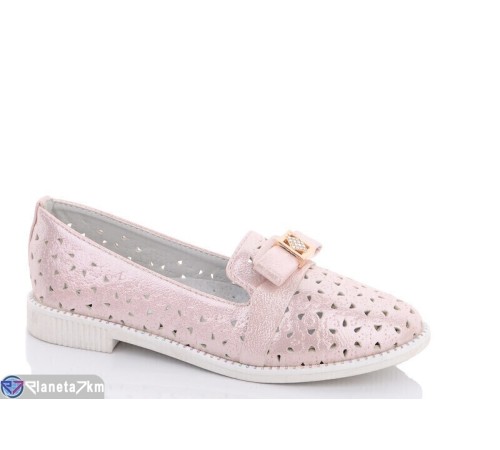 Дитячі туфлі на літо (8 пар р.32-37) рожевий  "Fuggo"