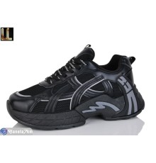 Кросівки жіночі на літо (8 пар р.38-41) чорний  "Lilin"