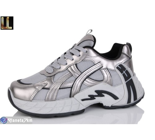 Кросівки жіночі на літо (8 пар р.38-41) сірий  "Lilin"