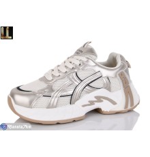 Кросівки жіночі на літо (8 пар р.38-41) бежевий  "Lilin"