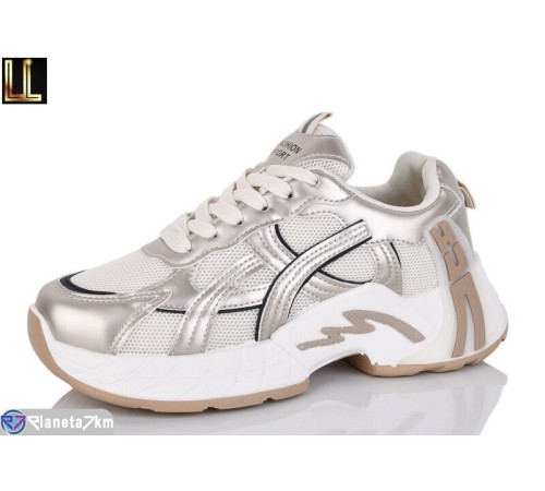 Кросівки жіночі на літо (8 пар р.38-41) бежевий  "Lilin"