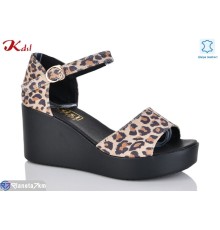 Босоніжки жіночі на літо (6 пар р.36-41) коричневий  "Jiulai-Kadisalun"