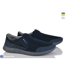 Сліпони чоловічі на літо (8 пар р.40-45) синій  "LEOBAZA"