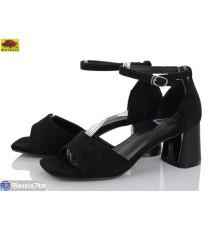 Босоніжки жіночі на літо (6 пар р.36-40) чорний  "Mei De Li"