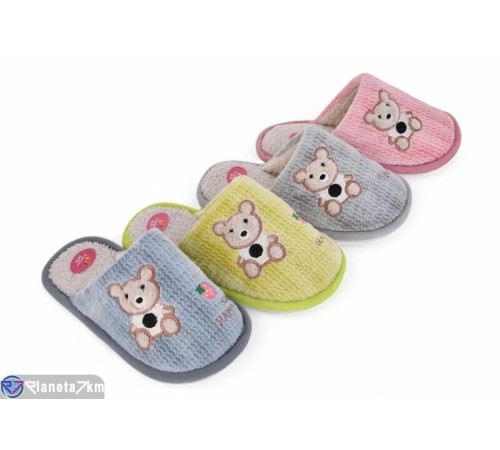 Тапки дитячі на весну/осінь (6 пар р.30-35) мікс  "Ladmir"