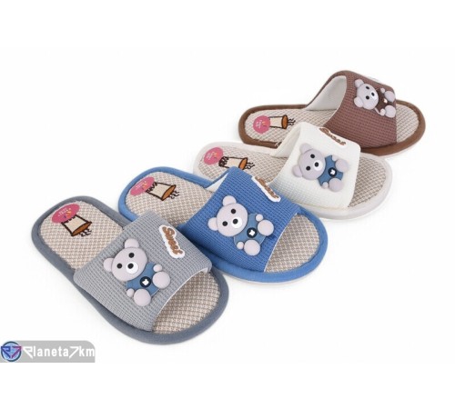 Тапки дитячі на весну/осінь (6 пар р.30-35) мікс  "Ladmir"