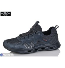 Кросівки чоловічі на літо (8 пар р.41-46) сірий  "Baas"