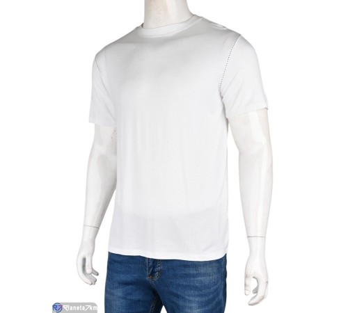 Футболка чоловіча на літо (4 шт. р.сетка M-2XL) білий  "Kalabok"