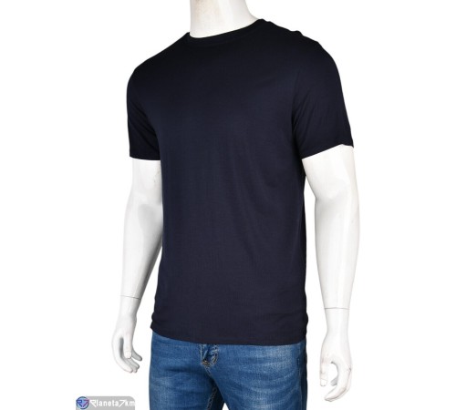 Футболка чоловіча на літо (4 шт. р.сетка M-2XL) синій  "Kalabok"