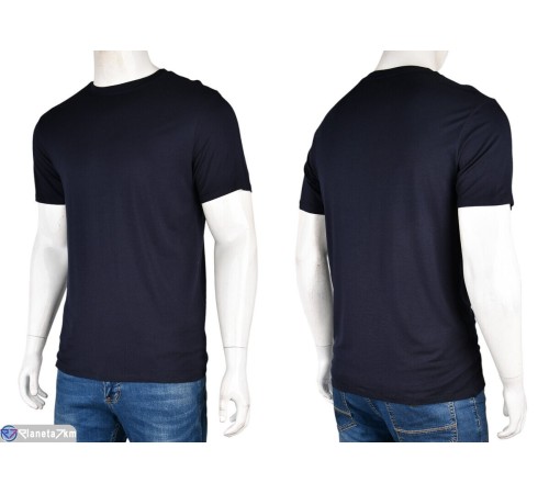 Футболка чоловіча на літо (4 шт. р.сетка M-2XL) синій  "Kalabok"