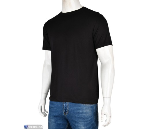 Футболка чоловіча на літо (4 шт. р.сетка M-2XL) чорний  "Kalabok"