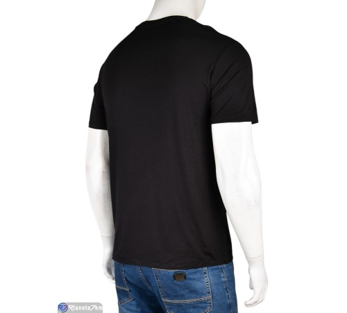 Футболка чоловіча на літо (4 шт. р.сетка M-2XL) чорний  "Kalabok"